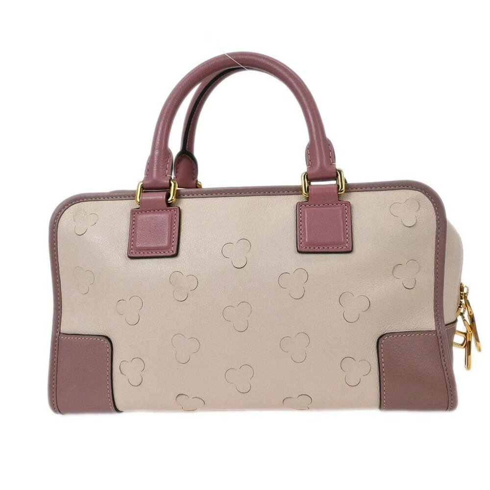 Loewe Off-white Perforated Leather Amazona 28 Handbag - Picture 2 of 10